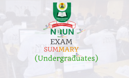 noun exam summary for undergraduates